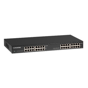 Black Box LPJ016A-T-R2 PoE Gigabit Ethernet Injector - 802.3at, 16-Port, 30W